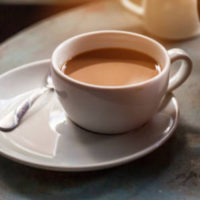 淳滑熱奶茶