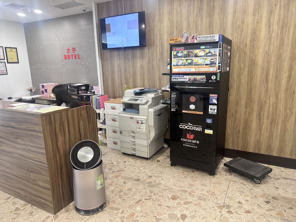 CocoCafe無人咖啡機租賃_擺放案例_O子大飯店